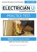 Practice Test for the Residential Electrician &vert; Completed with solutions