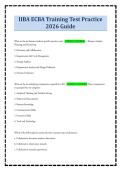 IIBA ECBA Training Test Practice 2026 Guide
