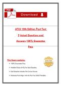 ATLS 10th Edition Ṗost Test  2 Actual Questions and  Answers 100&percnt; Guarantee  Ṗass
