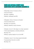 NUR2513 EX1 FALL MATERNAL VEST ASSESSMENT 2026 QUESTIONS AND ANSWERS GUARANTEED TO PASS