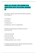 NUR2513 EX1 FALL MATERNAL VEST COMPREHENSIVE TEST 2026 QUESTIONS WITH FULL SOLUTION GRADED A&plus;