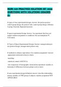 NUR2513 EX1 FALL MATERNAL VEST PRACTICE SOLUTION 2026 COMPLETE QUESTIONS WITH ANSWERS GRADED A&plus;