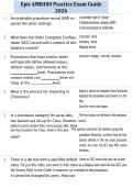 Epic AMB400 Practice Exam Guide 2026