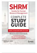 SHRM Complete Study Guide&colon; SHRM-CP and SHRM-SCP Exam&comma; 1st Edition