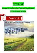 Introduction to Theories of Learning &ndash; 10th Edition &lpar;Matthew Olson&rpar; &vert; Complete Test Bank with Answers &lpar;Chapters 1&ndash;16&rpar;