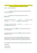 Florida Stormwater&comma; Erosion&comma; and Sedimentation Control Study Guide Questions with Correct  Answers 100&percnt; Verified By Experts