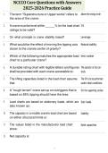 NCCCO Core Questions with Answers 2025-2026 Practice Guide