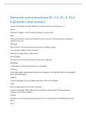 Electronic communications Ch&period; 1-3&comma; Ch&period; 4&comma; Ch&period;5  6 Questions and answers 