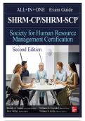 SHRM-CP&sol;SHRM-SCP Certification All-In-One Exam Guide&comma; 2nd Edition