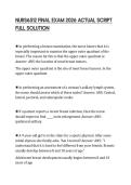 NURS6512 FINAL EXAM 2026 STUDY GUIDE PREMIUM ACCURACY