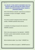 CELL BIOLOGY 112 FINAL EXAM PCC EXAM NEWEST 2026 ACTUAL  EXAM WITH COMPLETE QUESTIONS AND CORRECT DETAILED  ANSWERS &lpar;100&percnt; VERIFIED ANSWERS&rpar; &vert;ALREADY GRADED A&plus;&vert;  &vert;&vert;PROFESSOR VERIFIED&vert;&vert;