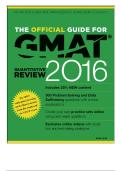 The Official Guide for GMAT Review 2015&colon; 14th Edition with Online Question Bank and Exclusive
