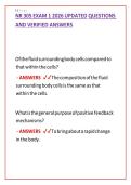NR 305 EXAM 1 2026 UPDATED QUESTIONS AND VERIFIED ANSWERS 