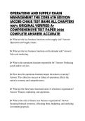 OPERATING SYSTEM CONCEPTS 10TH EDITION ABRAHAM SILBERSCHATZ GREG GAGNE PETER GALVIN TEST BANK ALL CHAPTERS 100&percnt; ORIGINAL COMPREHENSIVE TEST PAPER 2026 COMPLETE ANSWERS ACCURATE