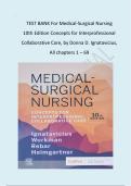 TEST BANK For Medical-Surgical Nursing  10th Edition Concepts for Interprofessional Collaborative Care&comma; by Donna D&period; Ignatavicius&comma;  All chapters 1 &ndash; 69