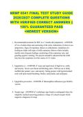 NRNP 6541 FINAL TEST STUDY GUIDE  2026&sol;2027 COMPLETE QUESTIONS  WITH VERIFIED CORRECT ANSWERS &vert;&vert;  100&percnt; GUARANTEED PASS  <NEWEST VERSION> 