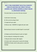 NSE 211 FINAL EXAM NEWEST 2026 ACTUAL EXAM WITH  COMPLETE QUESTIONS AND CORRECT DETAILED  ANSWERS &lpar;100&percnt; VERIFIED ANSWERS&rpar; &vert;ALREADY GRADED  A&plus;&vert; &vert;&vert;PROFESSOR VERIFIED&vert;&vert;