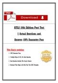 ATLS 10th Edition Post Test  1 Actual Questions and  Answers 100&percnt; Guarantee Pass