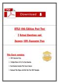 ATLS 10th Edition Post Test  2 Actual Questions and  Answers 100&percnt; Guarantee Pass 