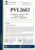 PVL2602 Assignment 1 &lpar;QUALITY ANSWERS&rpar; Semester 2 2026