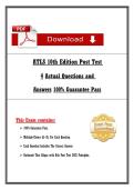 ATLS 10th Edition Post Test  4 Actual Questions and  Answers 100&percnt; Guarantee Pass 