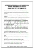 CST CERTIFICATION EXAM &num;4 &vert; TOP SCORES MADE SIMPLE &vert; TRUSTED TEST SOLUTIONS&excl; QUALITY CONTENT YOU CAN RELY ON&excl;