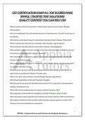 CST CERTIFICATION EXAM &num;3 &vert; TOP SCORES MADE SIMPLE &vert; TRUSTED TEST SOLUTIONS&excl; QUALITY CONTENT YOU CAN RELY ON&excl;