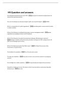 HR Question and answers 