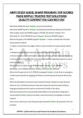 ARMY STUDY GUIDE&semi; SHARP PROGRAM &vert; TOP SCORES MADE SIMPLE &vert; TRUSTED TEST SOLUTIONS&excl; QUALITY CONTENT YOU CAN RELY ON&excl;