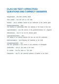 CLAS 103 TEST 1 &lpar;PRACTICE&rpar; QUESTIONS AND CORRECT ANSWERS