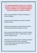 ATC ENON EXAM NEWEST 2026 ACTUAL VERIFIED  EXAM WITH COMPLETE QUESTIONS AND CORRECT  DETAILED ANSWERS &lpar;100&percnt; VERIFIED ANSWERS&rpar;  &vert;ALREADY GRADED A&plus;&vert; &vert;&vert;NEWEST EXAM&excl;&excl;&excl;&vert;&vert;