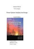 Solution Manual For Power System Analysis and Design 7th Edition by J&period; Duncan Glover&comma; Mulukutla S&period; Sarma&vert; Latest Edition 2026