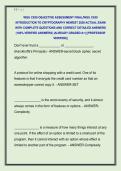 WGU C839 OBJECTIVE ASSESSMENT FINAL&sol;WGU C839  INTRODUCTION TO CRYPTOGRAPHY NEWEST 2026 ACTUAL EXAM  WITH COMPLETE QUESTIONS AND CORRECT DETAILED ANSWERS  &lpar;100&percnt; VERIFIED ANSWERS&rpar; &vert;ALREADY GRADED A&plus;&vert; &vert;&vert;PROFESSOR  VERIFIED&vert;&vert; 