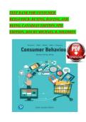 TEST BANK For Consumer Behaviour&colon; Buying&comma; Having&comma; and Being&comma; Canadian Edition&comma; 9th Edition&comma; 2024 by Michael R&period; Solomon&comma; Verified Chapters 1 - 15&comma; Complete Newest Version