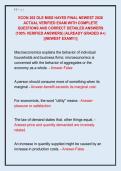 ECON 202 OLE MISS HAYES FINAL NEWEST 2026  ACTUAL VERIFIED EXAM WITH COMPLETE  QUESTIONS AND CORRECT DETAILED ANSWERS  &lpar;100&percnt; VERIFIED ANSWERS&rpar; &vert;ALREADY GRADED A&plus;&vert;  &vert;&vert;NEWEST EXAM&excl;&excl;&excl;&vert;&vert; 