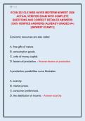  ECON 202 OLE MISS HAYES MIDTERM NEWEST 2026  ACTUAL VERIFIED EXAM WITH COMPLETE  QUESTIONS AND CORRECT DETAILED ANSWERS  &lpar;100&percnt; VERIFIED ANSWERS&rpar; &vert;ALREADY GRADED A&plus;&vert;  &vert;&vert;NEWEST EXAM&excl;&excl;&excl;&vert;&vert; 