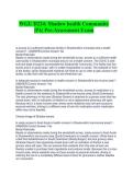 WGU D224&colon; Shadow health Community &vert;PA&vert; Pre-Assessment Exam&vert;Accurate&vert;Verified