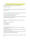 TTEC Exam Questions with Correct Answers&vert; Latest Update