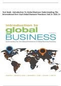 TEST BANK For Introduction to Global Business 3rd Edition by Gaspar & Kolari&comma; All 15 Chapters Covered&comma; Verified Latest Edition
