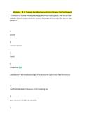 Marketing - TB 11 Complete Exam Questions and Correct Answers