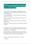 NURSING JURISPRUDENCE AND ETHICS FOR TEXAS NURSES ACTUAL EXAM PAPER 2026 QUESTIONS WITH ANSWERS GRADED A&plus;