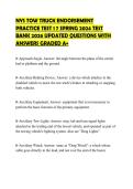 NYU RORY MEYERS NURSING TEST BANK COMPLETE QUESTIONS 2026 SOLUTIONS GRADED A&plus;
