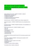 ITE 2026 EXAM QUESTIONS & VERIFIED ANSWERS RATED 100&percnt; CORRECT