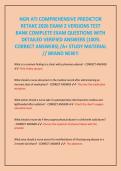 NGN ATI COMPREHENSIVE PREDICTOR  RETAKE 2026 EXAM 2 VERSIONS TEST  BANK COMPLETE EXAM QUESTIONS WITH  DETAILED VERIFIED ANSWERS &lpar;100&percnt;  CORRECT ANSWERS&rpar; &sol;A&plus; STUDY MATERIAL  &sol;&sol; BRAND NEW&excl;&excl;