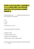 PATHOPHYSIOLOGY ACTUAL EXAM THREE ASSESSMENT 2026 FULL PRACTICE QUESTIONS COMPLETE SOLUTIONS GRADED A&plus;