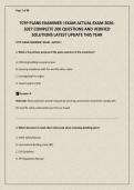 TCFP PLANS EXAMINER I EXAM ACTUAL EXAM 2026-2027 COMPLETE 200 QUESTIONS AND VERIFIED SOLUTIONS LATEST UPDATE THIS YEAR&period;pdf   Delete