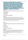 Spring Semester 2026 IICRC Fire and Smoke Restoration Technician Study and Practice Guide &vert; Comprehensive Fire Damage Restoration Review&comma; Smoke Odor Control&comma; Soot Removal Techniques&comma; Structural Cleaning Procedures&comma; Safety Protocols&comma; Equipment Use&comma; and Pro
