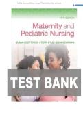 Test Bank For Maternity and Pediatric Nursing&comma; 5th Edition By Susan Ricci&semi; Theresa Kyle&semi; Susan Carman&vert; All Chapters &vert;&vert;Complete A&plus; Guide