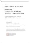 Samenvatting Staats- en bestuursrecht '25 - '26 &lpar;lesnotities &plus; boek &plus; gastcollege notities &plus; tips &plus; mogelijke EX-vragen&rpar;