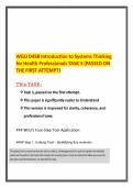 WGU D458 Introduction to Systems Thinking for Health Professionals TASK 3 &lpar;PASSED ON THE FIRST ATTEMPT&rpar;&period;pdf